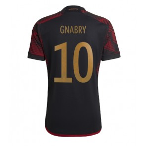 Lacne Muži Futbalové dres Nemecko Serge Gnabry #10 MS 2022 Krátky Rukáv - Preč